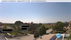 view from Savignano sul Rubicone on 2026-04-18