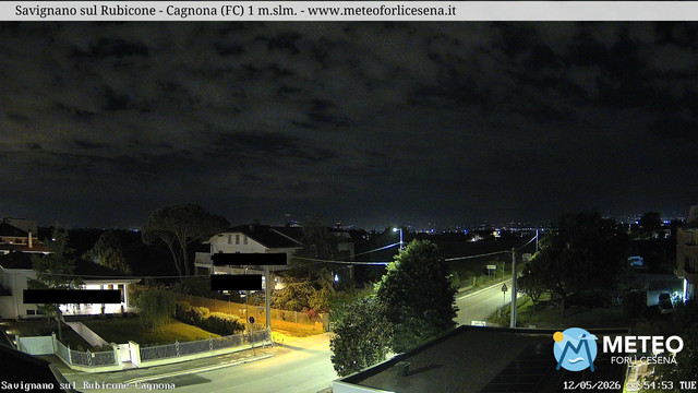 time-lapse frame, Savignano sul Rubicone webcam