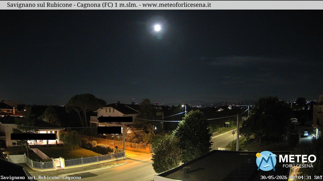 time-lapse frame, Savignano sul Rubicone webcam