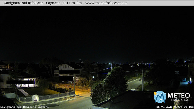 time-lapse frame, Savignano sul Rubicone webcam
