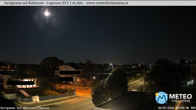 time-lapse frame, Savignano sul Rubicone webcam