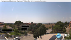 view from Savignano sul Rubicone on 2026-08-03