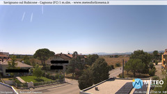 view from Savignano sul Rubicone on 2026-08-09