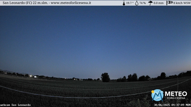 time-lapse frame, San Leonardo webcam