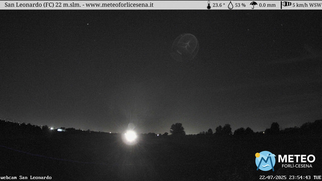 time-lapse frame, San Leonardo webcam