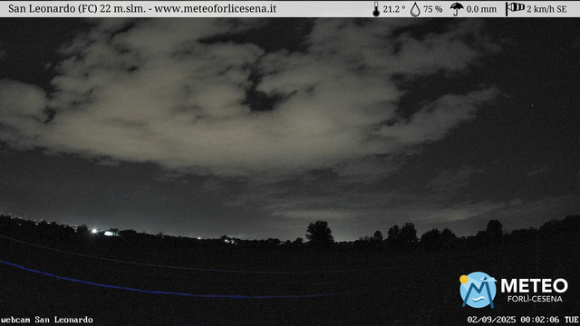 time-lapse frame, San Leonardo webcam