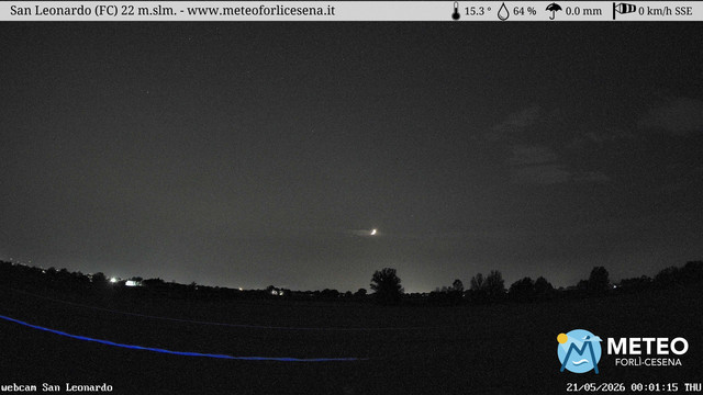 time-lapse frame, San Leonardo webcam