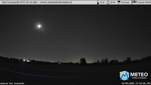 time-lapse frame, San Leonardo webcam
