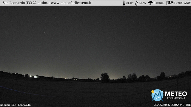 time-lapse frame, San Leonardo webcam