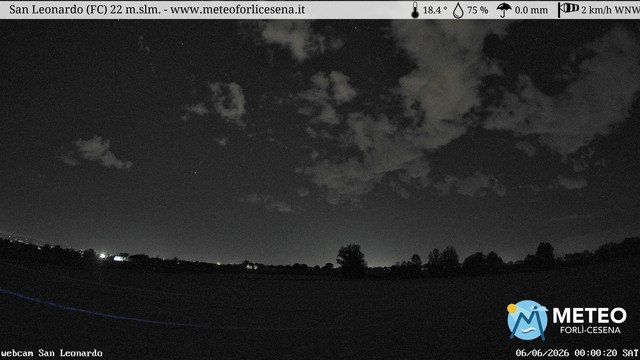 time-lapse frame, San Leonardo webcam