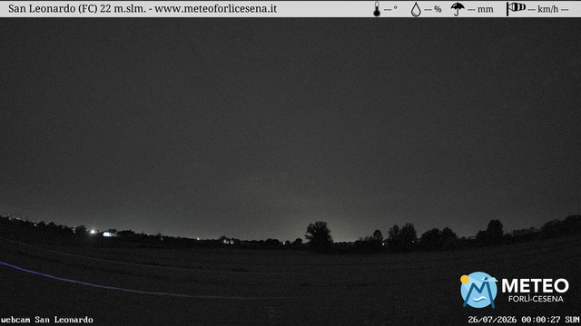 time-lapse frame, San Leonardo webcam