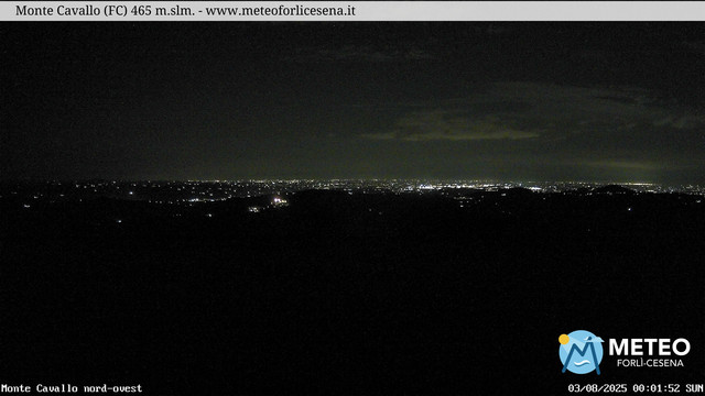 time-lapse frame, Monte Cavallo Nord webcam