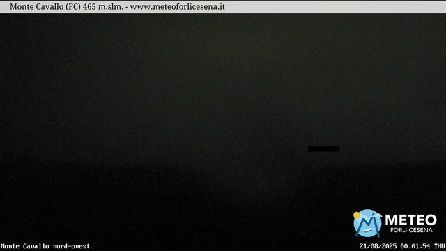 time-lapse frame, Monte Cavallo Nord webcam
