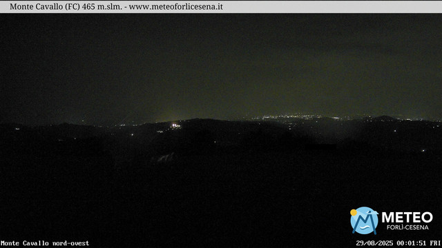 time-lapse frame, Monte Cavallo Nord webcam