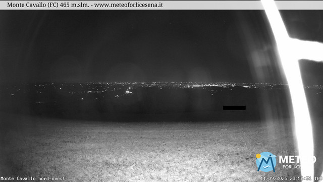 time-lapse frame, Monte Cavallo Nord webcam