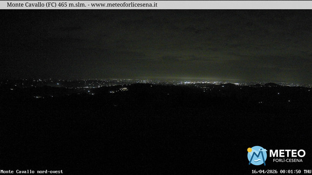 time-lapse frame, Monte Cavallo Nord webcam