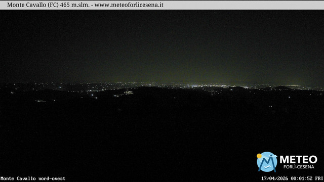 time-lapse frame, Monte Cavallo Nord webcam