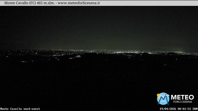 time-lapse frame, Monte Cavallo Nord webcam