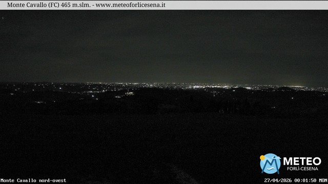 time-lapse frame, Monte Cavallo Nord webcam