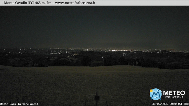 time-lapse frame, Monte Cavallo Nord webcam