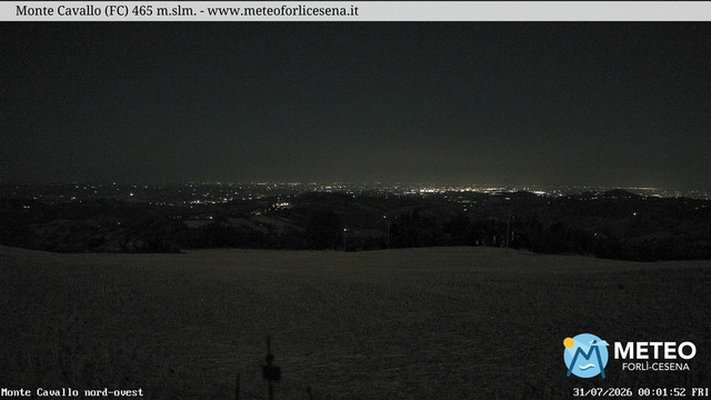 time-lapse frame, Monte Cavallo Nord webcam