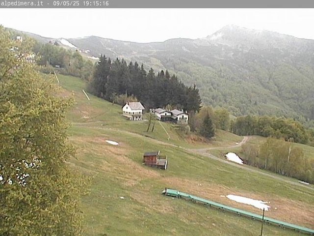 time-lapse frame, Alpe di Mera - Arrivo pista Baita e campo scuola webcam