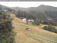 view from Alpe di Mera - Arrivo pista Baita e campo scuola on 2025-07-02