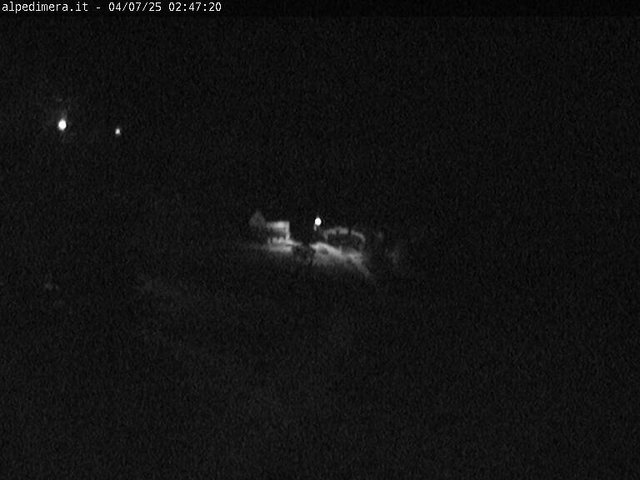 time-lapse frame, Alpe di Mera - Arrivo pista Baita e campo scuola webcam