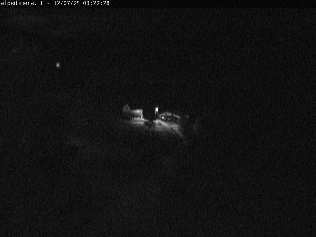 time-lapse frame, Alpe di Mera - Arrivo pista Baita e campo scuola webcam
