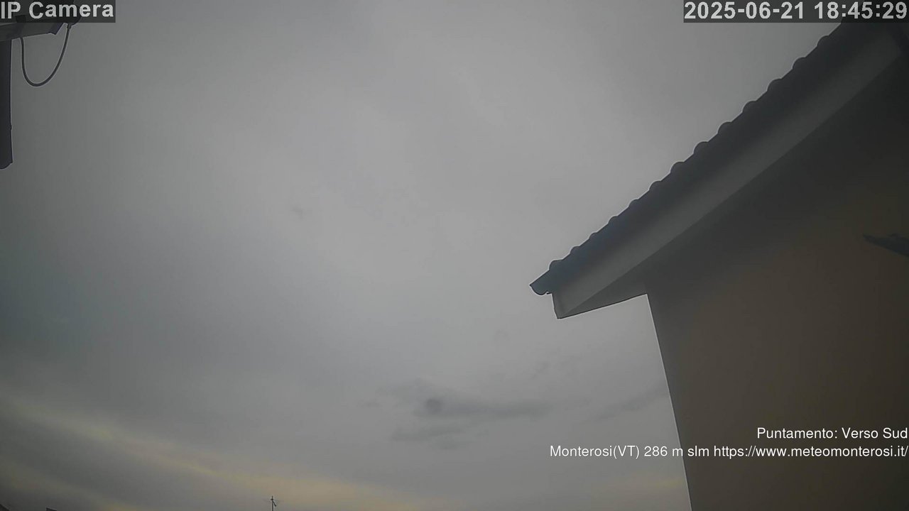 time-lapse frame, Monterosi  webcam