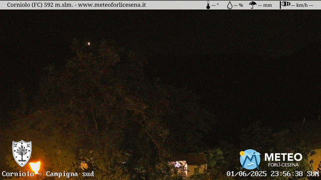 time-lapse frame, Corniolo webcam