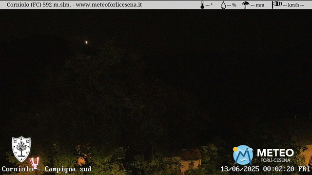 time-lapse frame, Corniolo webcam