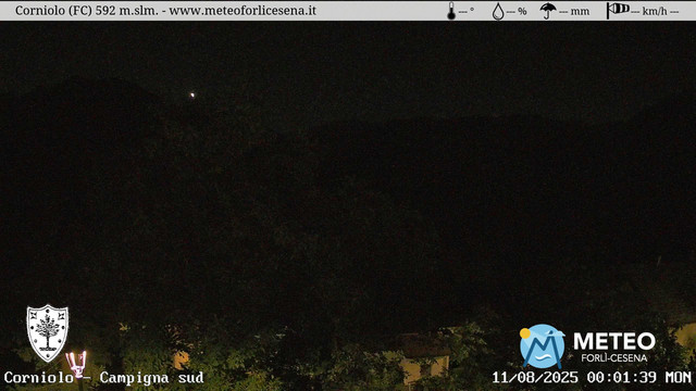 time-lapse frame, Corniolo webcam