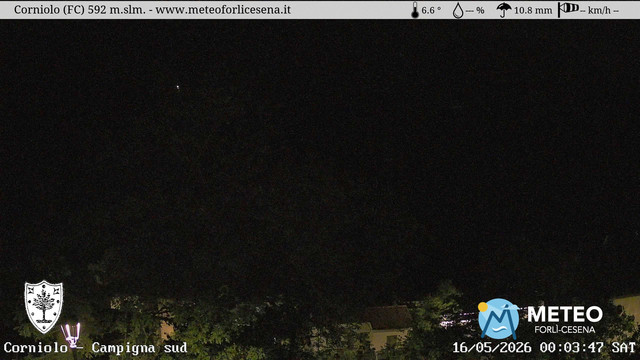 time-lapse frame, Corniolo webcam