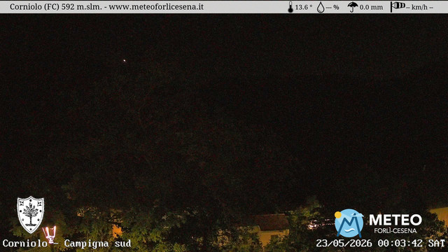 time-lapse frame, Corniolo webcam