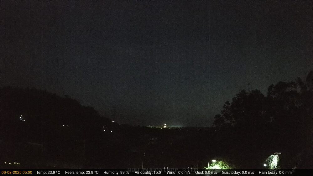 time-lapse frame, Bauang Weathercam webcam