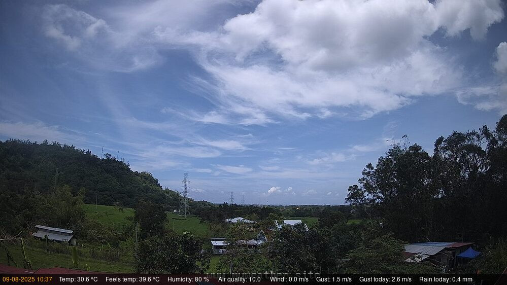 time-lapse frame, Bauang Weathercam webcam
