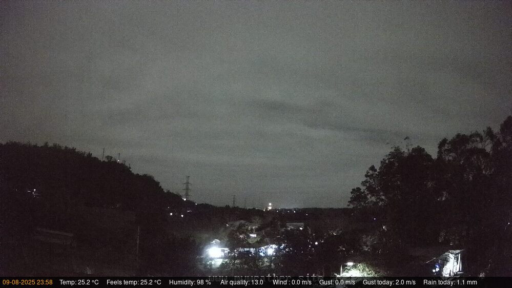 time-lapse frame, Bauang Weathercam webcam
