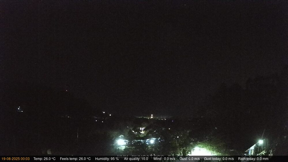 time-lapse frame, Bauang Weathercam webcam