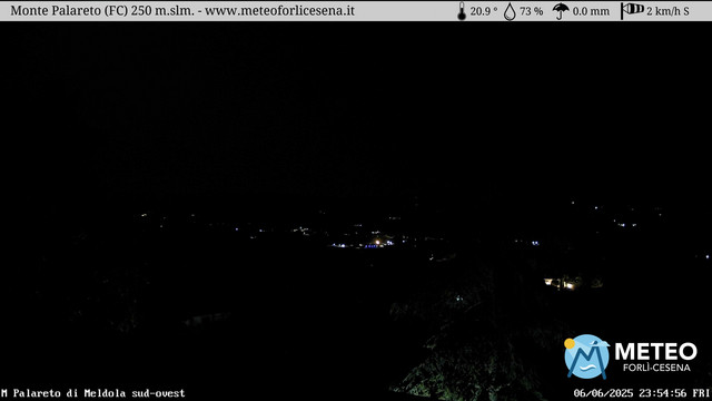 time-lapse frame, Monte Palareto webcam