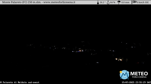 time-lapse frame, Monte Palareto webcam