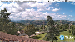 view from Monte Palareto on 2025-08-22