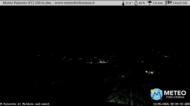 time-lapse frame, Monte Palareto webcam