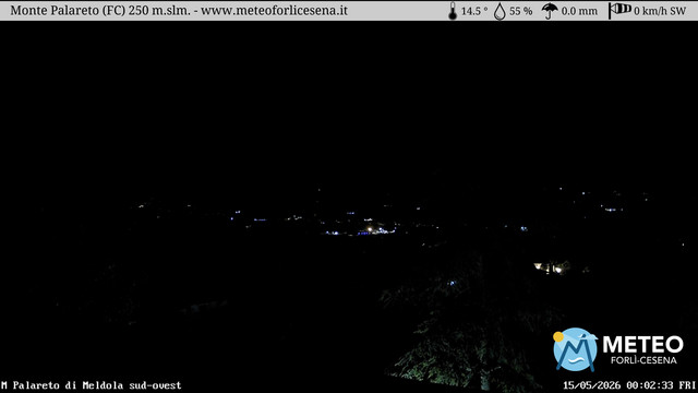 time-lapse frame, Monte Palareto webcam