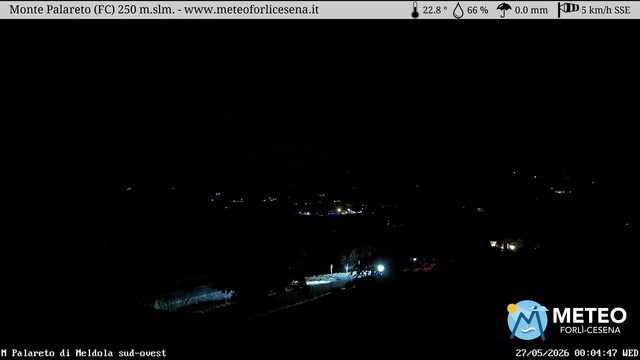 time-lapse frame, Monte Palareto webcam
