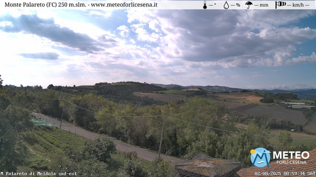 time-lapse frame, Monte Palareto SE webcam