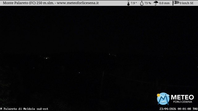 time-lapse frame, Monte Palareto SE webcam