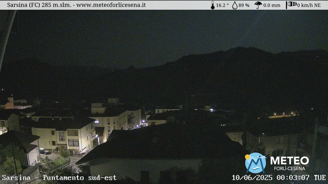 time-lapse frame, Sarsina webcam