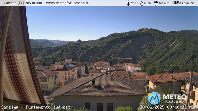 time-lapse frame, Sarsina webcam