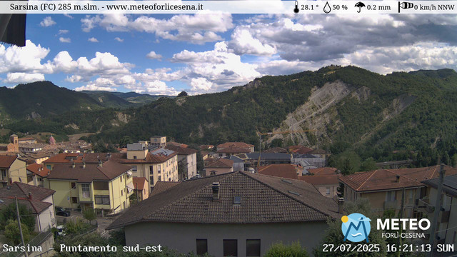 time-lapse frame, Sarsina webcam